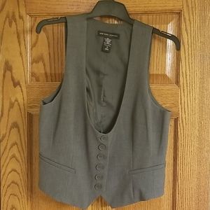 Women's size 14 New York & CO. gray vest